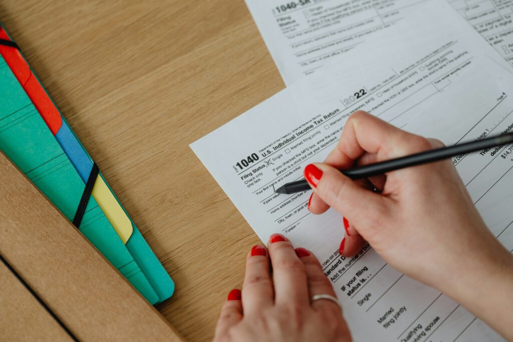 Fort Wayne financial advisor reviewing tax return and contribution strategies before filing deadline